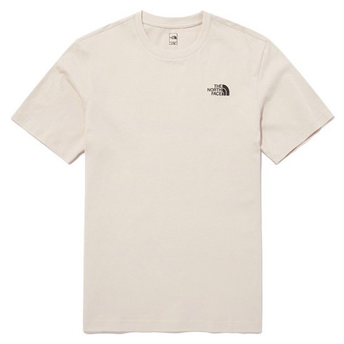 2023년 가성비 최고 노스페이스티셔츠 - [노스페이스] 코튼 베이직 반팔 티셔츠 NT7UP41C_IVO