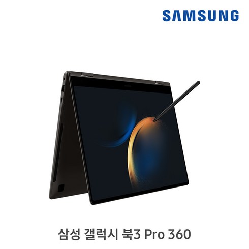 삼성전자 갤럭시북3 프로360 NT960QFG-KC71G 고사양 디자인 2in1 노트북, 그라파이트 (G-K71AG), WIN11 Home, 16GB, 1TB, 코어i7, 그라파이트