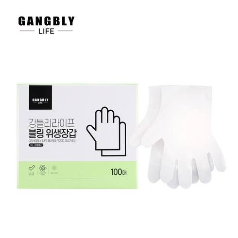 강블리 블링 위생장갑, 10개