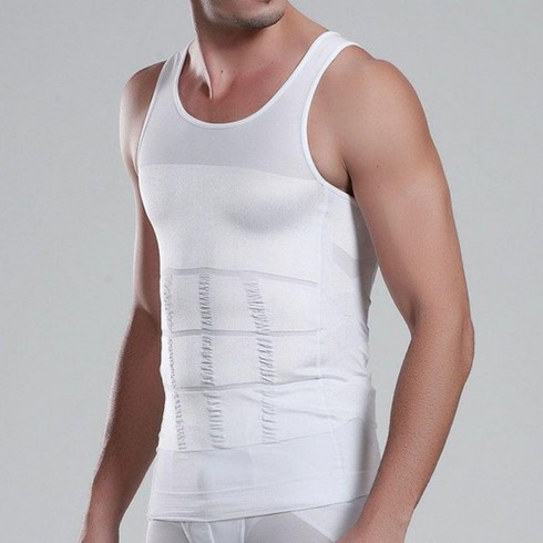 2023년 가성비 최고 발란스핏 이너핏 민소매 - 1+1뱃살감춤 남성 이너핏 보정속옷 나시 바디쉐이퍼 단체 행사