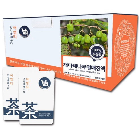 중저온추출 16시간 국산 개다래 (목천료 충영) 즙 진액, 100ml, 30개