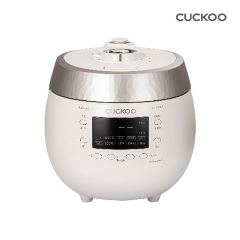 쿠쿠 10인용 화이트스톤 압력밥솥 CRP-R109FGW + 냄비 2종 찜기, 없음