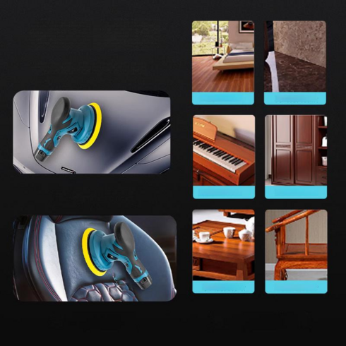 2023년 가성비 최고 벤딕트 광택기 - 벤딕트 폴리셔 광택기 폴리싱 카테크 고체왁스 차량용, 충전기1  배터리 1 대 세트