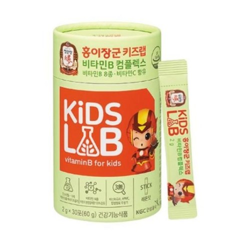 (본사출고) 홍이장군 키즈랩 비타민B 컴플렉스 30포, 상품상세참조