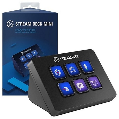 엘가토스트림덱 - 엘가토 6버튼 컨트롤러 STREAM DECK MINI