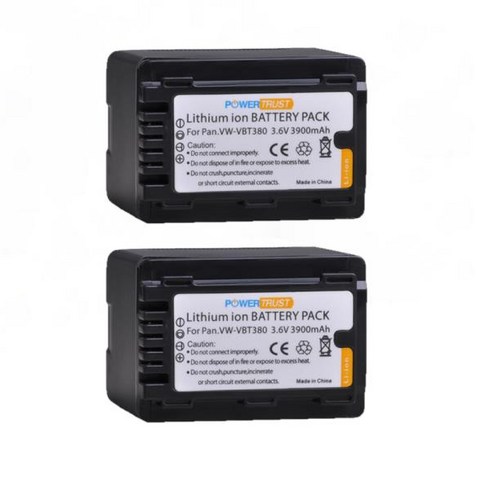 fh1 vs bx7w - VW-VBT380 VW-VBT190 배터리 및 충전기 파나소닉 HC-V260 HC-V380 HC-VX1 HC-VX870 HC-V210 HC-V520 HC-W850 HC-V720, 2) 2 Battery