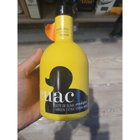 꾸악올리브오일 - [CUAC] 꾸악 피쿠알 친환경 엑스트라버진 올리브오일 500ml (23/24년 햇올리브), 1개