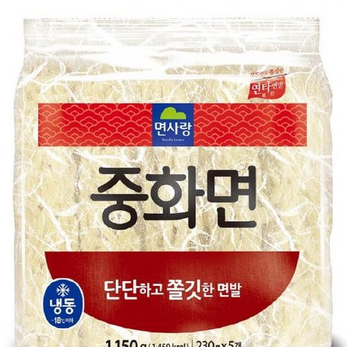 냉동중화면 프리미엄 면사랑 9.2KG(230Gx40EA)/BO, 1.15kg, 8개