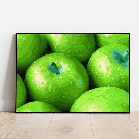 플레이어바웃 DIY 명화 그리기 세트 40 x 50 cm, 풍요로운 청사과, 1개