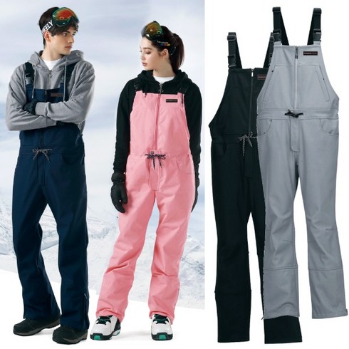 2023년 가성비 최고 보드복오버롤 - 멜빵보드복 바지 오버롤 스키복 방수 남자 여성 F9508