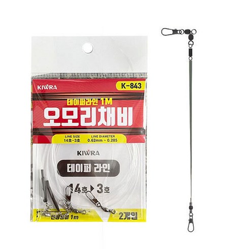 한치오모리채비 - 키우라 테이퍼 라인 오모리채비 한치채비, 1개, 1개