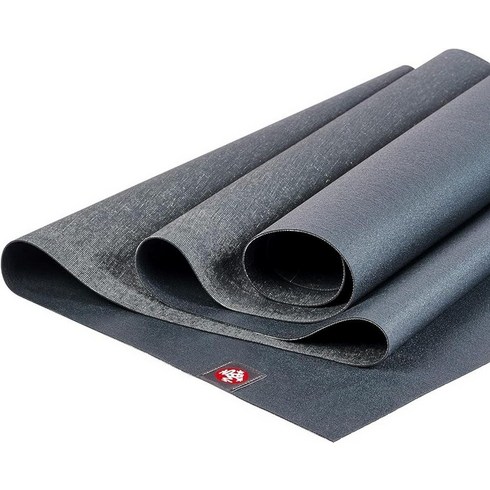 Manduka EKO 수퍼라이트 요가 여행용 매트 1.5mm 71인치 리프 그린, Charcoal