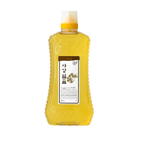 [2kg 대용량 꿀] 사랑벌꿀 카페 베이킹 각종 청 만들기에 딱 좋은 가성비꿀 [ N 쇼핑 1위 베스트 상품 ], 대용량 2kg --- 1병