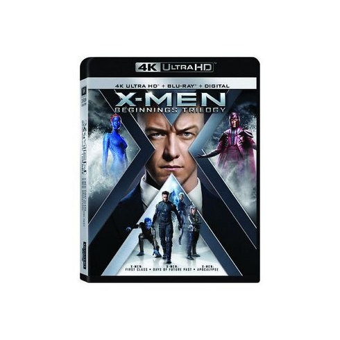 X-Men Beginnings Trilogy New 4K UHD 블루레이 Mastering Digital Theater S