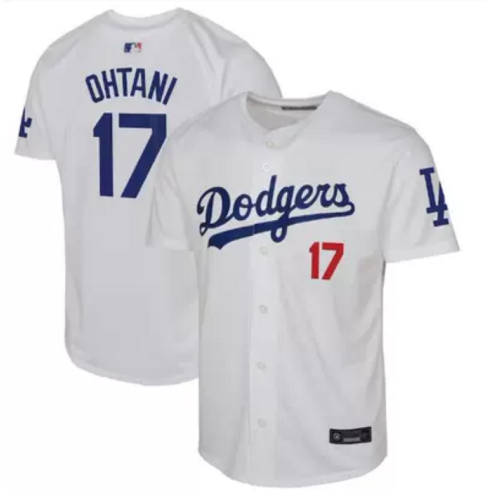 LA 다저스 오타니 야구 유니폼 여성용 아동용