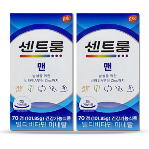 센트룸 포맨 멀티비타민 미네랄, 70정, 2개