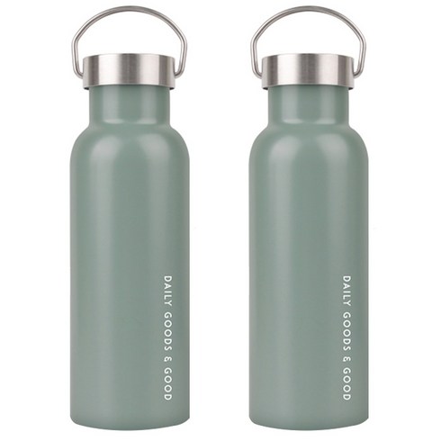 디지지 핸들 진공 텀블러 2개, 그린+그린, 500ml