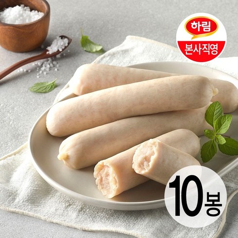 하림이닭 닭가슴살 소시지 오리지널 120g 10팩, 10개