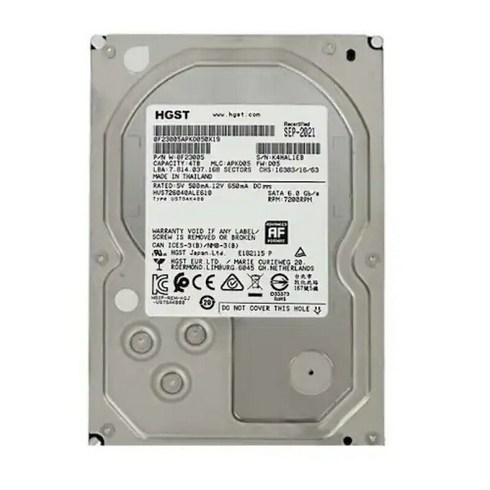 HGST Ultrastar 7K6000 리퍼비시 HUS726040ALE610 4TB