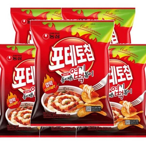 엽떡오리지널맛 - 농심 포테토칩엽떡오리지널맛(105g) x 6개 완내스 홈캉스 쏘울푸드 캠핑간식 자취템, 630g, 20개