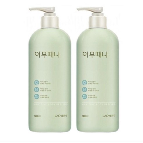 라끄베르 아무때나 때필링 바디 각질관리 500mlX2개, 500ml, 2개