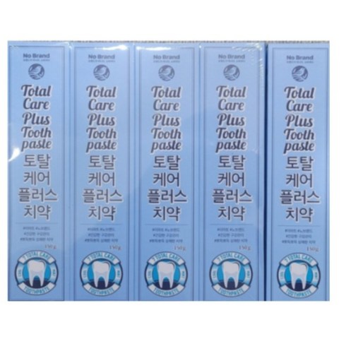 노브랜드 토탈케어 플러스 치약 150g 3개 5개