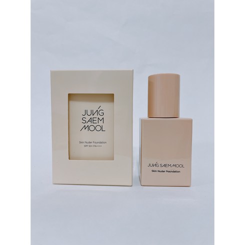 정샘물 스킨 누더 파운데이션 30ml 피부에 견고한 밀착 효과 선사, 페어라이트, 1개