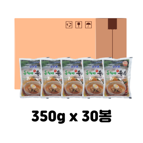 농민식품냉면육수 - 농민식품 동치미육수 350gx30봉, 350g, 30개