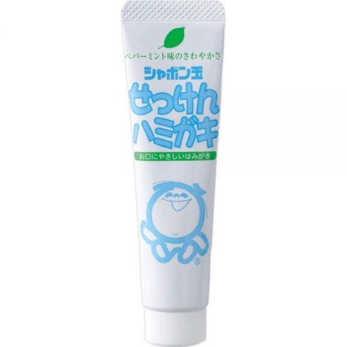 일본 일반제품 (2개세트) 비누비누 치약 (미니사이즈) 1.4 oz (40 g) 페퍼민트향 치아미백, 40 그램 (x 2), 2개