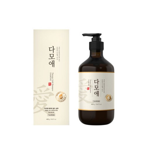 듀얼라이프 다모애 테라피 골드 탈모 샴푸 제라늄 향, 400g, 1개