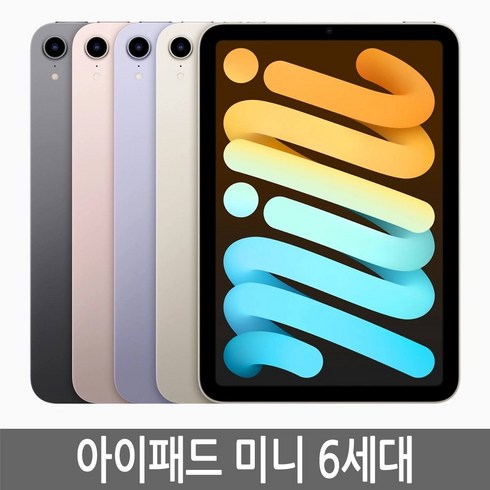 아이패드 미니 6세대 64GB 256GB 기가 WiFi/LTE 셀룰러 정품, Wi-Fi+Cellular