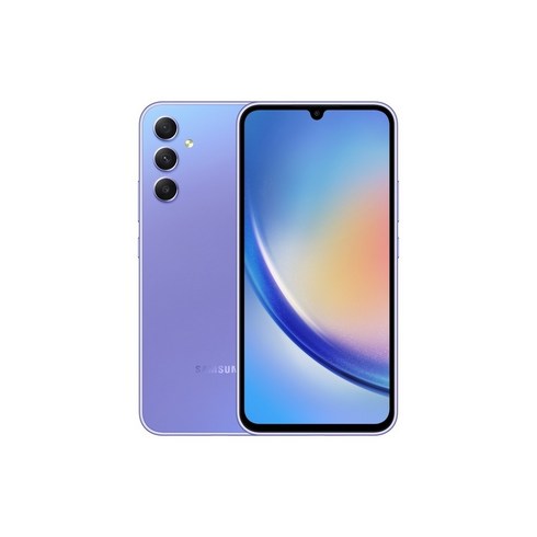 삼성전자 갤럭시 A34 128GB 5G SM-A346 키즈폰 효도폰 새제품, 실버
