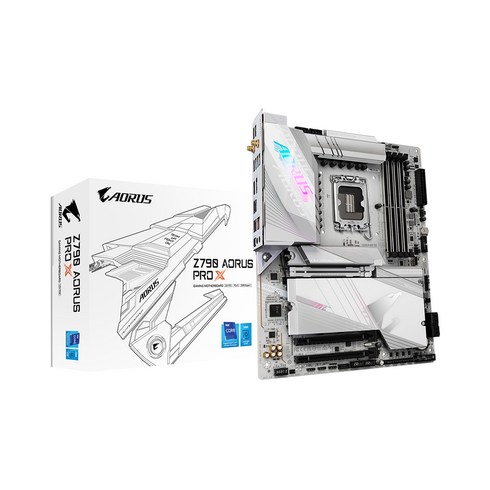 GIGABYTE Z790 AORUS PRO X intel 13세대 CPU 대응 LGA1700 DDR5 ATX 마더보드 MB6273