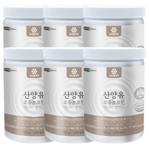 코오롱제약 산양유 초유프로틴 280g 6통, 1개