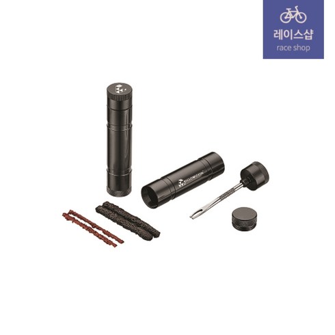 2023년 가성비 최고 시클로베이션스웨이드 - 시클로베이션 AUX BOX - 튜블리스 리페어 키트 펑크수리 킷 자전거 지렁이, 1개