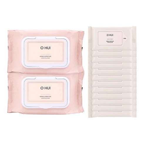 미라클 모이스처 클렌징시트 60매 x 2개 + 60매 (5매 x 12개) 총 180매, 상세페이지 참조, 상세페이지 참조