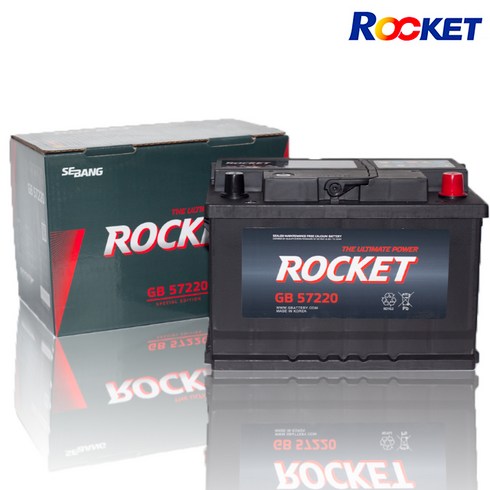 로케트 GB 57820 크루즈 말리부 SM5 배터리, 엑스프로 XP 57220, 폐전지반납, 공구미대여, 1개