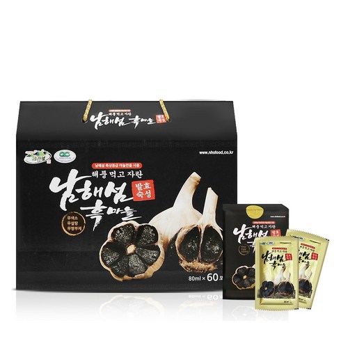 남해섬흑마늘 진액 60팩(1팩당80ml), 4.8L, 1개
