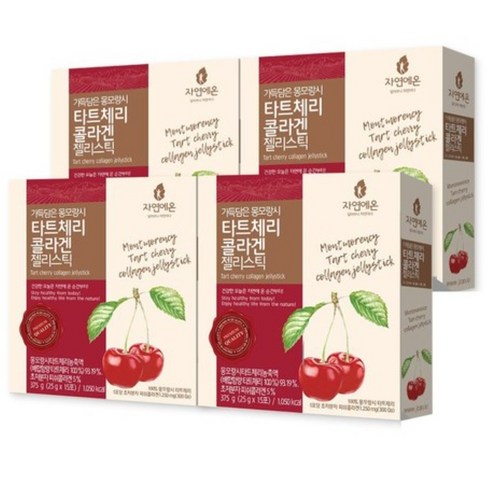 자연에온 가득담은 몽모랑시 타트체리 콜라겐 젤리스틱, 25g, 120개