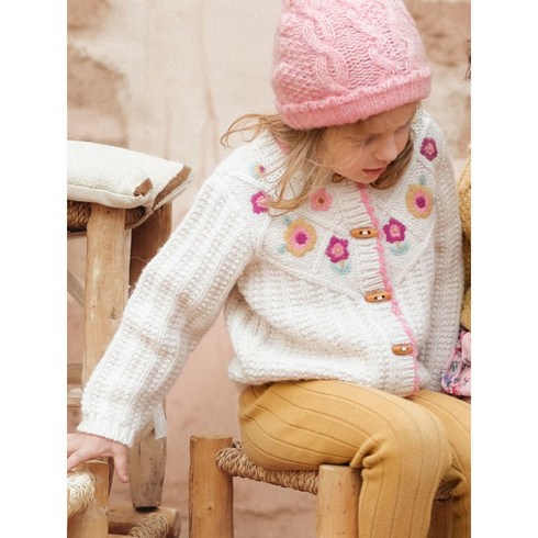 [루이스미샤] 23FW 키즈 오가닉 가디건 CARDIGAN SHENNA GRC-W23-C0109