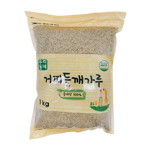 안동 HACCP 국산 100% 거피 들깨가루 1kg 지퍼팩, 1개