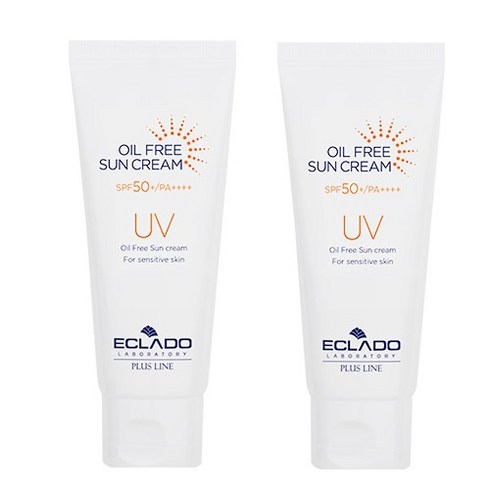 에끌라두 - [1+1] 에끌라두 UV 오일 프리 선 크림 70g (SPF50+ PA++++) 끈적임 백탁 없는 최고의 밀착력!, 2개