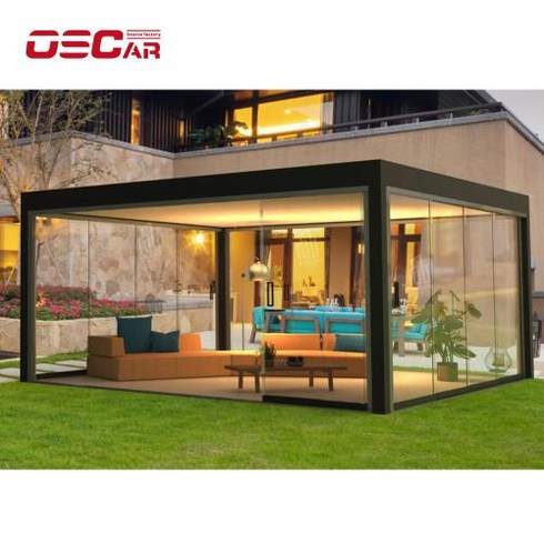 오스카파고라 - Oscar 야외 모던 알루미늄 Pergola 생물 기후 3x3m 3x4m