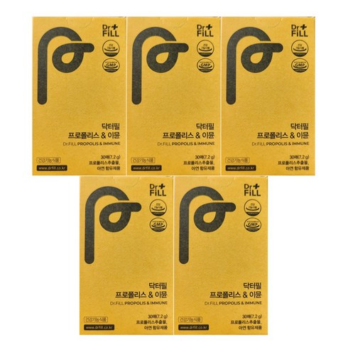 닥터필 필름형 프로폴리스이뮨 228mg x 30개입 x 5개, 단품