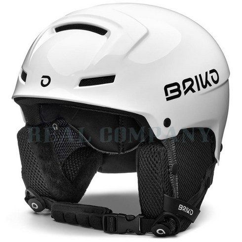 2023년 가성비 최고 브리코스키헬멧 - 22브리코 스키 헬멧 MAMMOTH EPP - SHINY WHITE BRIKO