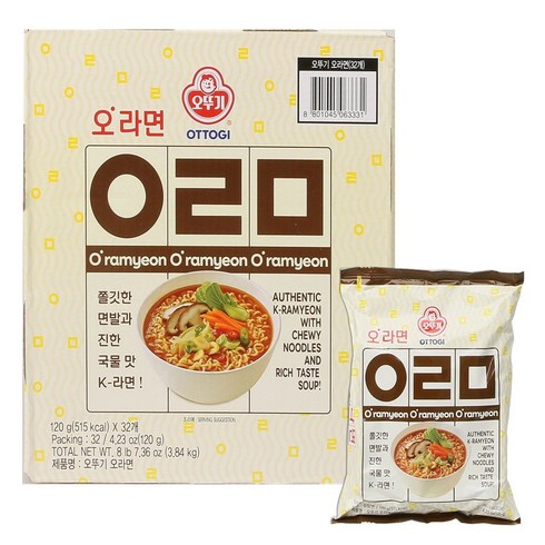 오뚜기 오라면 120g x 32개 코스트코, 1박스