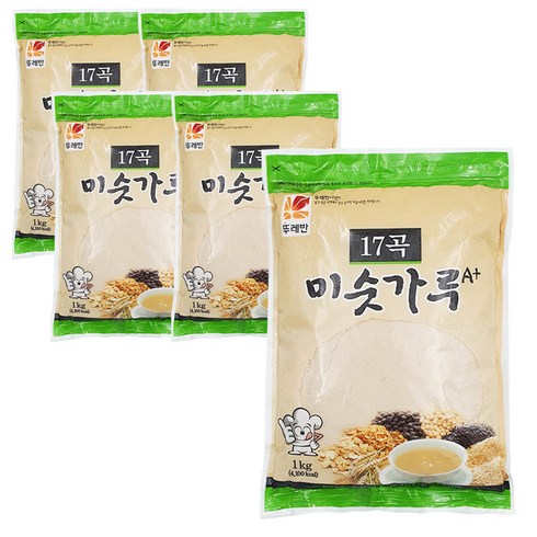 뚜레반 17곡 미숫가루 A+, 1kg, 5개