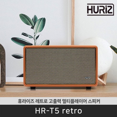 휴라이즈 프리미엄 블루투스 오디오 스피커 60W, HR-T5 retro