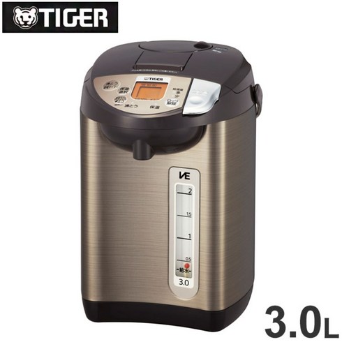 2023년 가성비 최고 타이거전기보온병pil-a300 - 타이거 보온병 증기배출없음 전기보온병 분유보온병 VE전기포트 PIW-A300, 단일 옵션