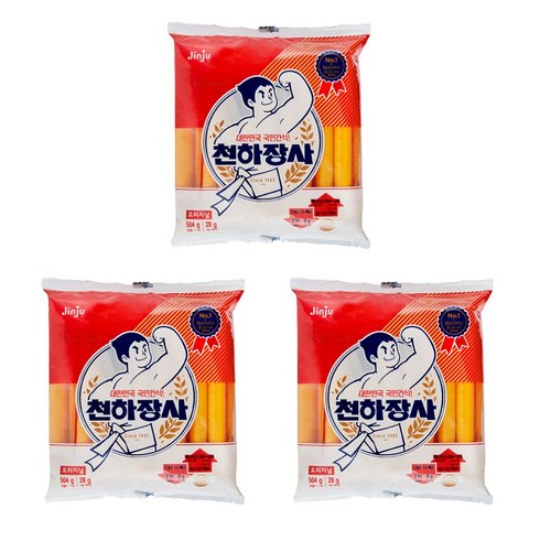 진주햄 천하장사 오리지날 소시지, 28g, 54개
